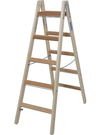 KRAUSE STABILO drabina drewniana dwustronna ze szczeblami 2x5
